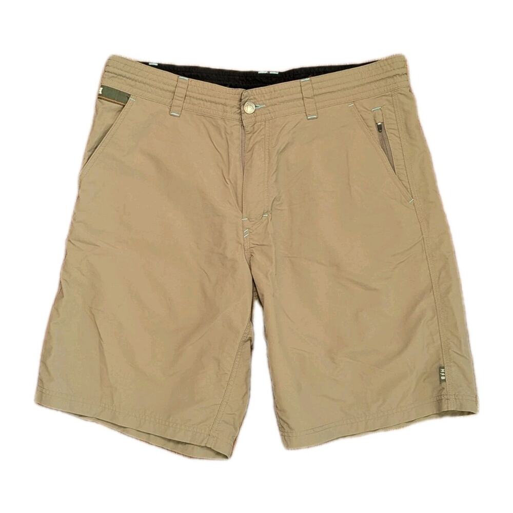 Howler Bros Horizon Hybrid Shorts Mens 35 Quick-Dry Nylon Outdoor Fishing Tan